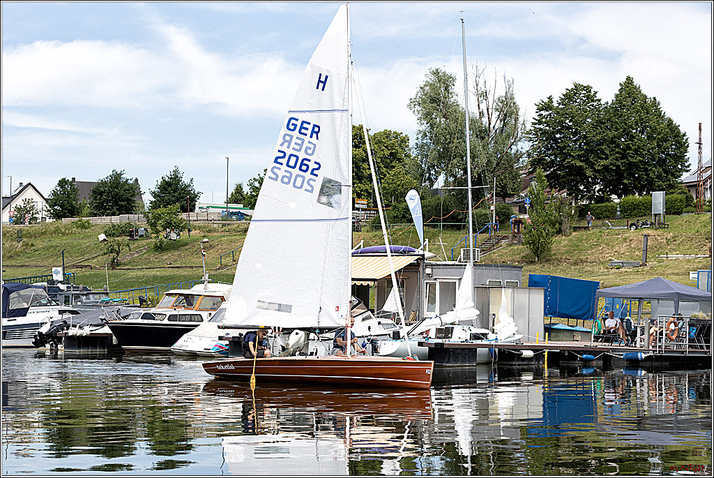 100 Jahre Rheinwoche 2022 - 1. Wettfahrt Porz - Hitdorf, 03.06.2022,